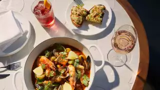 Seafood stew at Seabird