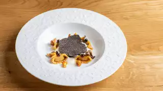 Truffle agnolotti at Kitchen Table London