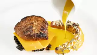 Roasted monkfish at Murano restaurant London
